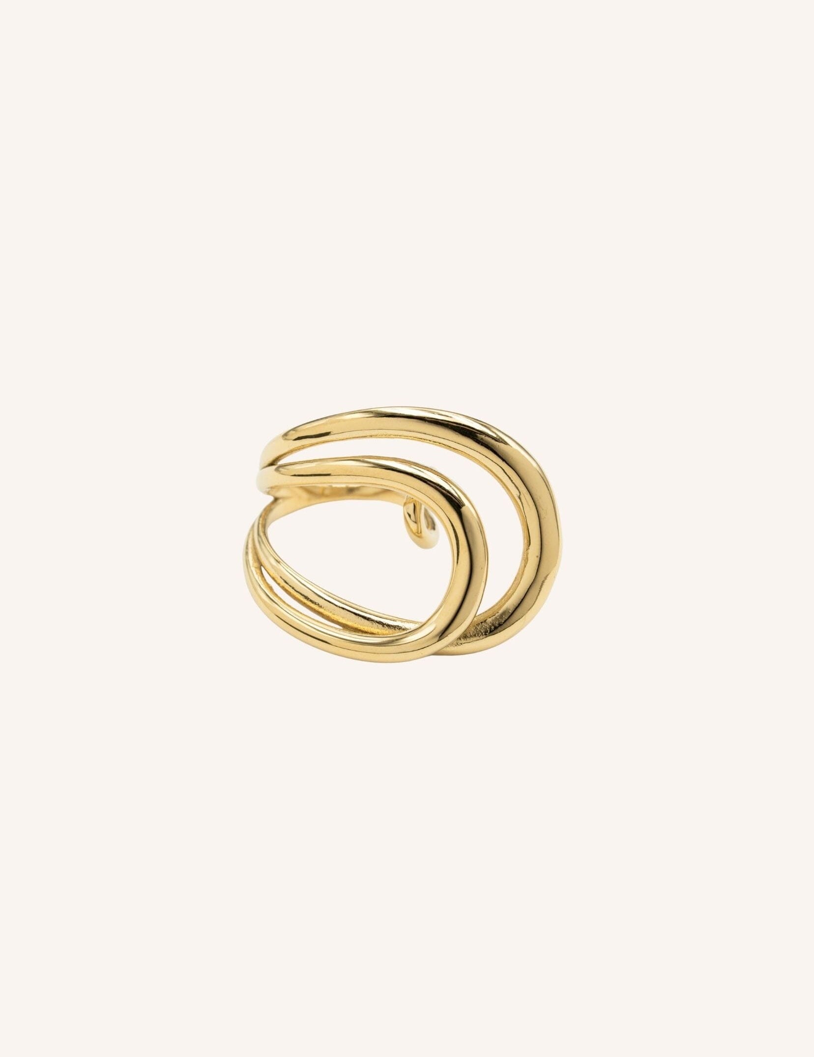 Bague Bohm Paris - Ondéa Bagues Épaisses Bohm Paris Doré 