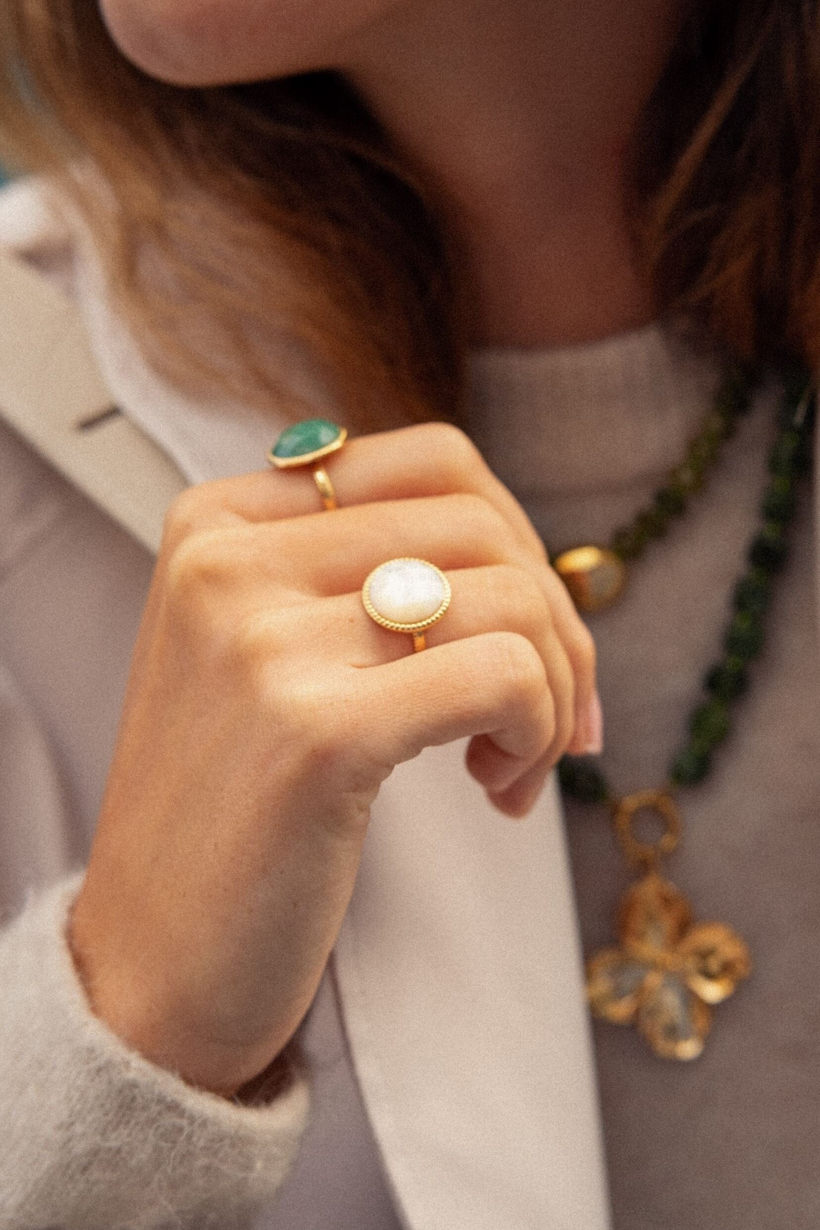 Bague Bohm Paris - Opaline Bagues Fines Bohm Paris 
