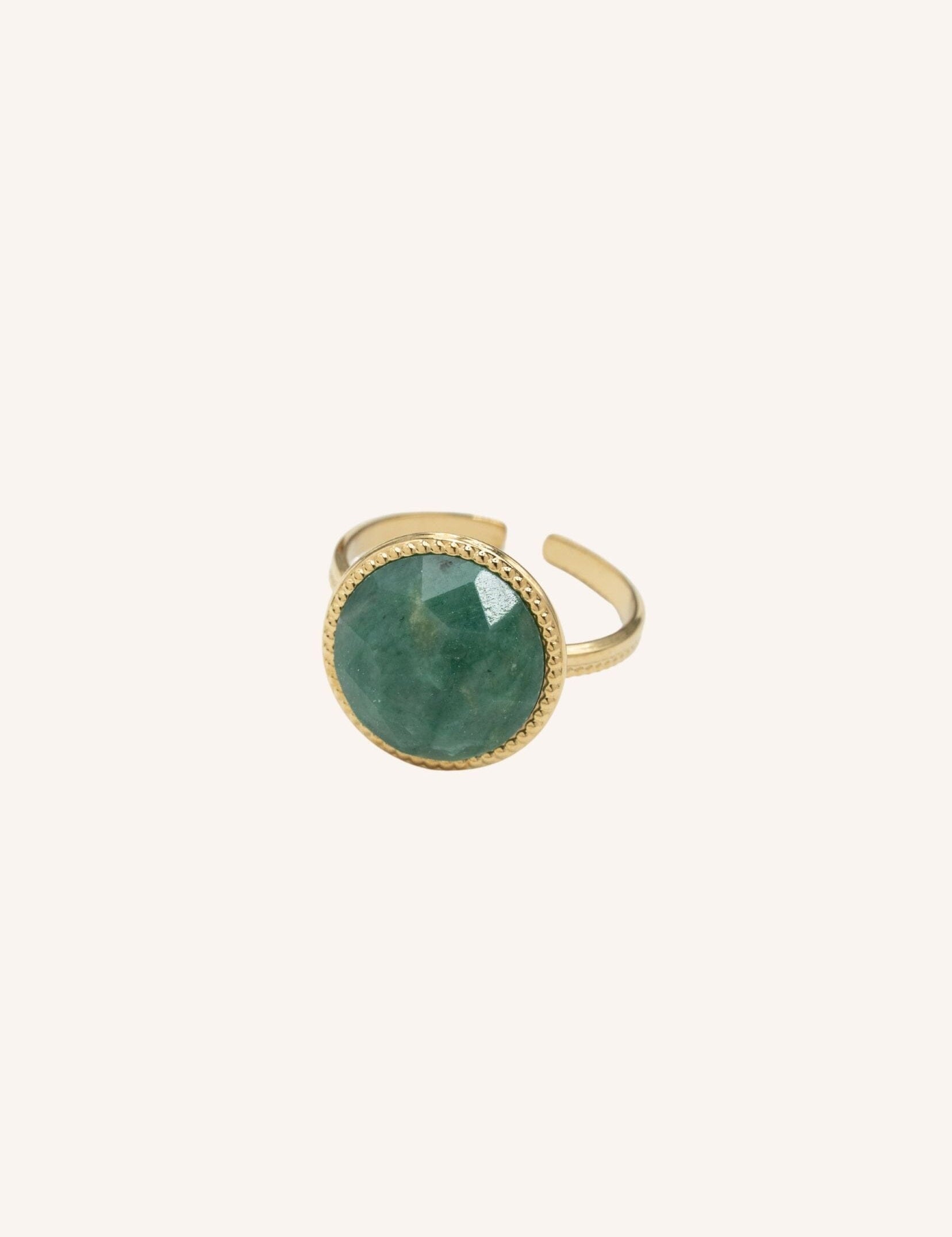 Bague Bohm Paris - Opaline Bagues Fines Bohm Paris Jaspe vert 