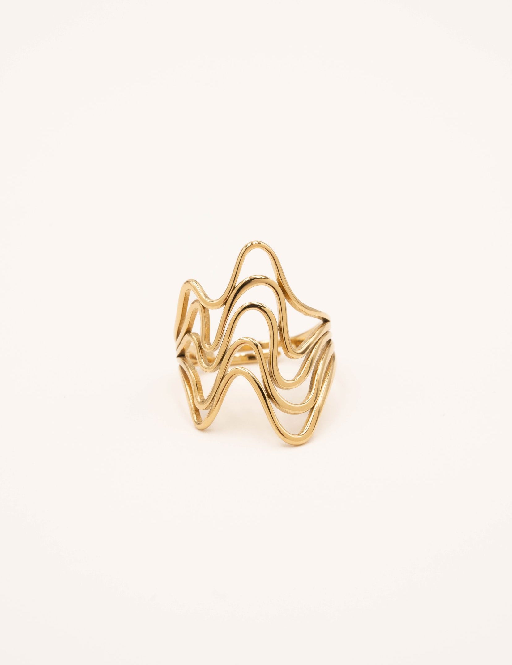 Bague Bohm Paris - Oriane Bague Épaisses Bohm Paris Doré 