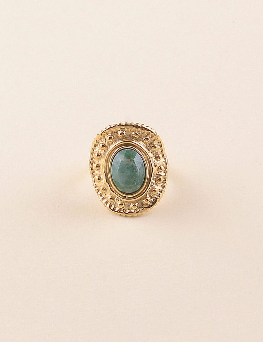 Bague Bohm Paris - Rosaliane Bagues Épaisses Bohm Paris Jaspe vert 