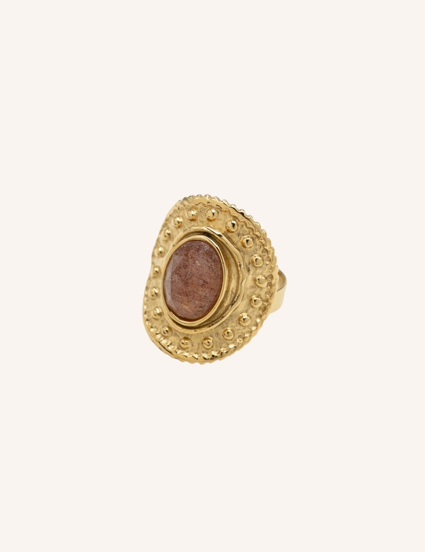 Bague Bohm Paris - Rosaliane Bagues Épaisses Bohm Paris Quartz fraise 
