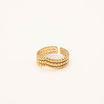 Bague Bohm Paris - Vionia Bague Épaisses Bohm Paris Doré 