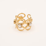 Bague Bohm Paris - Zinia Bague Épaisses Bohm Paris Nacre blanche 