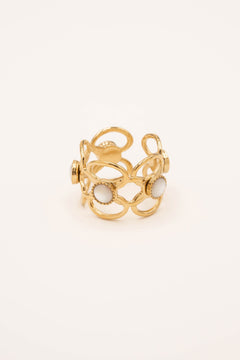 Bague Bohm Paris - Zinia Bague Épaisses Bohm Paris Nacre blanche 