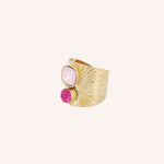 Bagues Bohm Paris - Aanya Bague Épaisses Bohm Paris Rose opal 