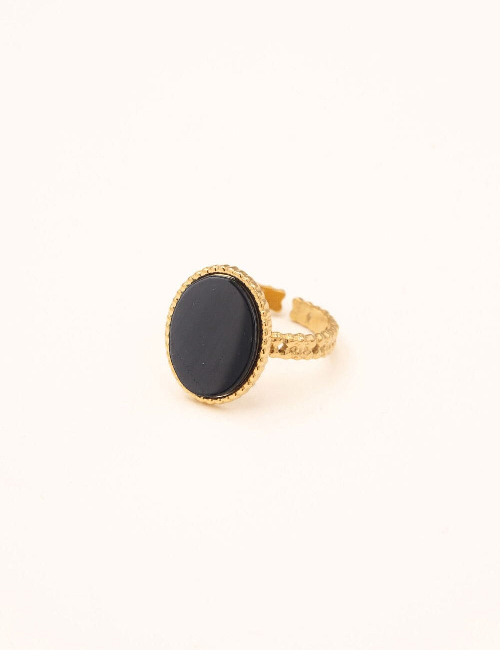 Bagues Bohm Paris - Eline Bagues Épaisses Bohm Paris Onyx 