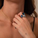 Bagues Bohm Paris - Idrissa cristal Bague Épaisses Bohm Paris 