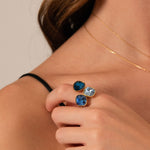 Bagues Bohm Paris - Idrissa cristal Bague Épaisses Bohm Paris 