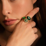 Bagues Bohm Paris - Idrissa cristal Bague Épaisses Bohm Paris 