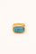Bagues Bohm Paris - Isalys Bagues Épaisses Bohm Paris Howlite bleue 53 
