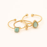 Bagues Bohm Paris - Moa Bagues fines Bohm Paris Amazonite 