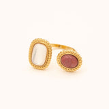 Bagues Bohm Paris - Noélia Bagues Épaisses Bohm Paris Rhodonite 