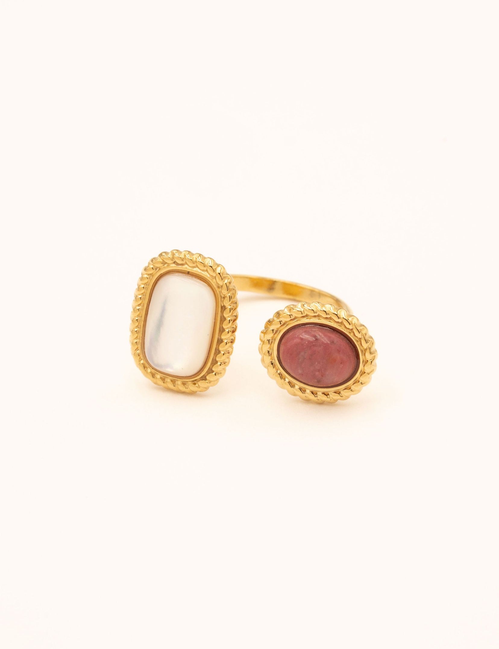 Bagues Bohm Paris - Noélia Bagues Épaisses Bohm Paris Rhodonite 