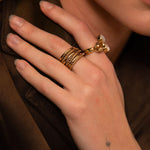 Bagues Bohm Paris - Rosa Bague Épaisses Bohm Paris 