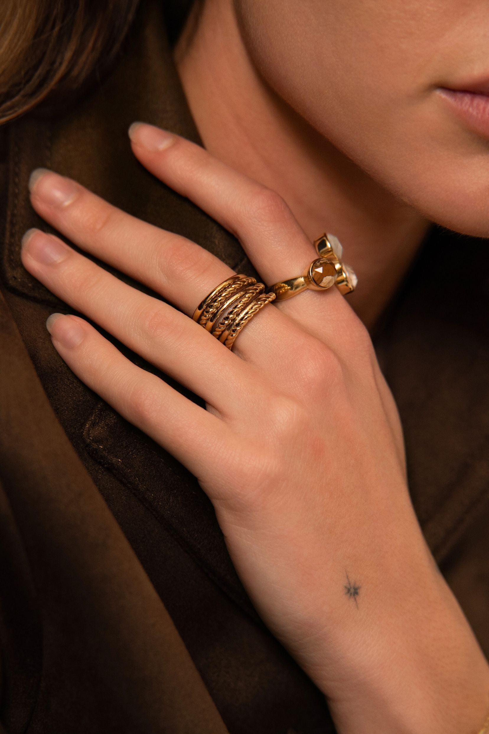 Bagues Bohm Paris - Rosa Bague Épaisses Bohm Paris 