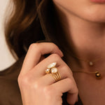 Bagues Bohm Paris - Trilogie Goutte Bague Épaisses Bohm Paris 