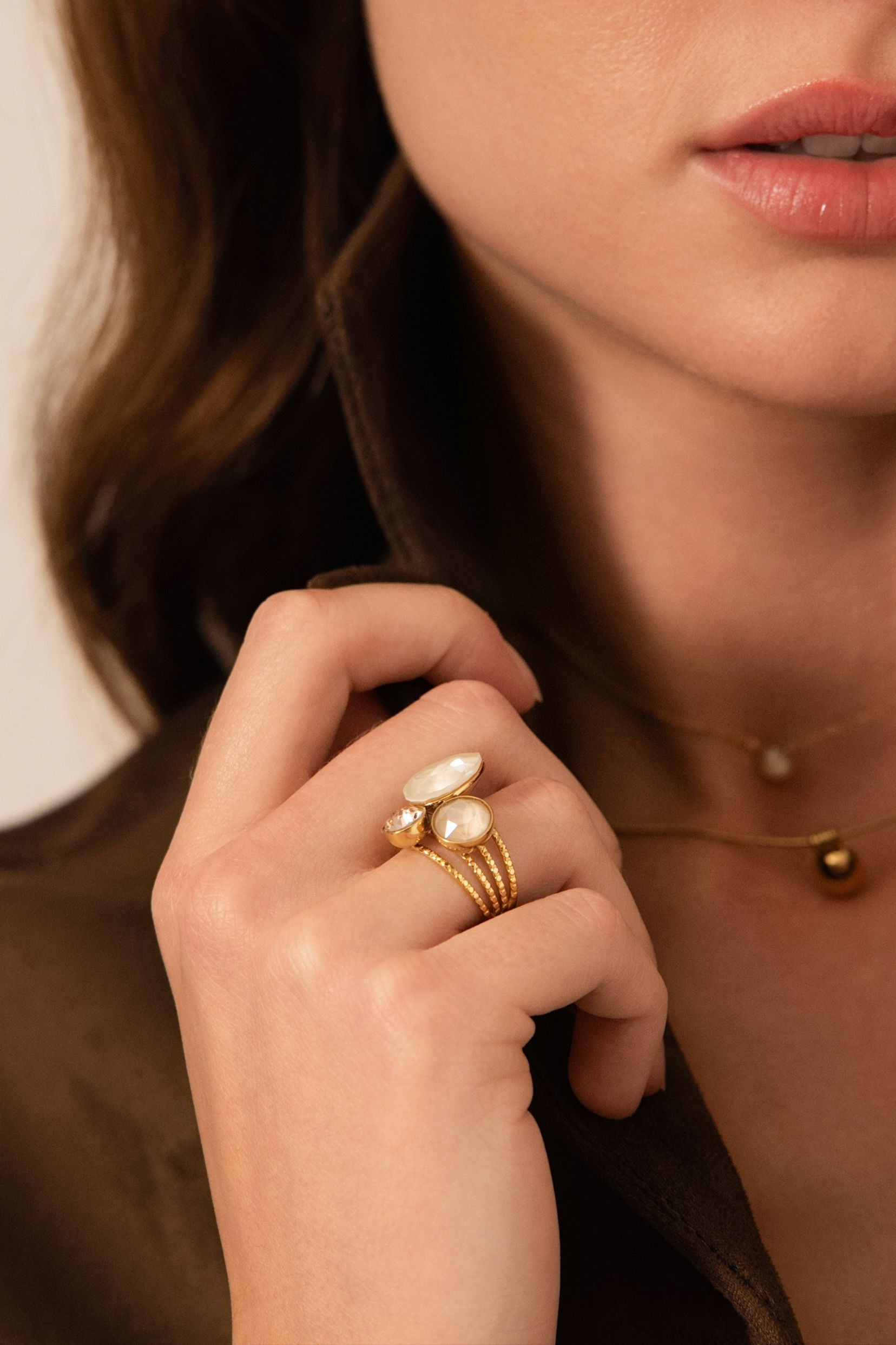 Bagues Bohm Paris - Trilogie Goutte Bague Épaisses Bohm Paris 