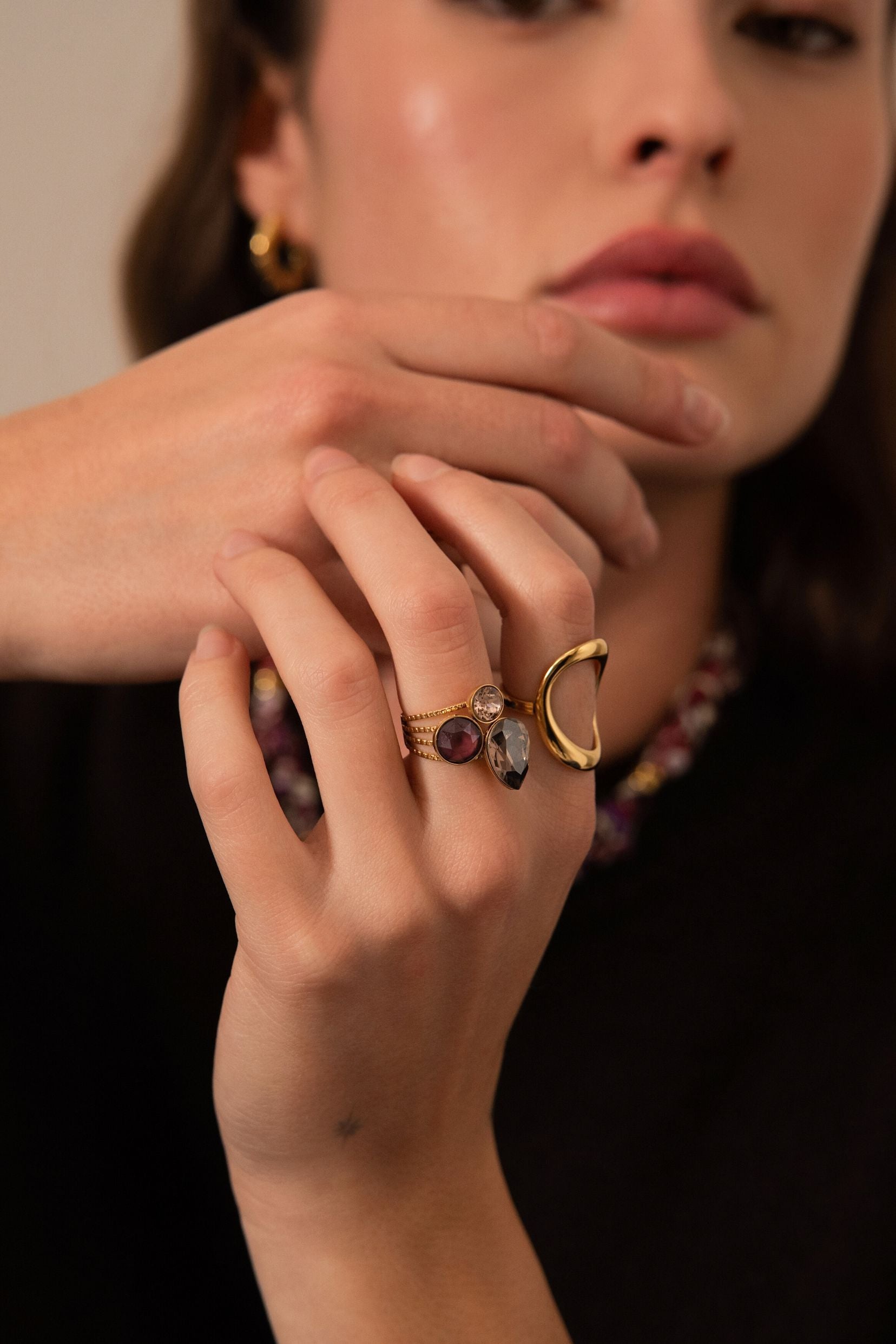 Bagues Bohm Paris - Trilogie Goutte Bague Épaisses Bohm Paris 