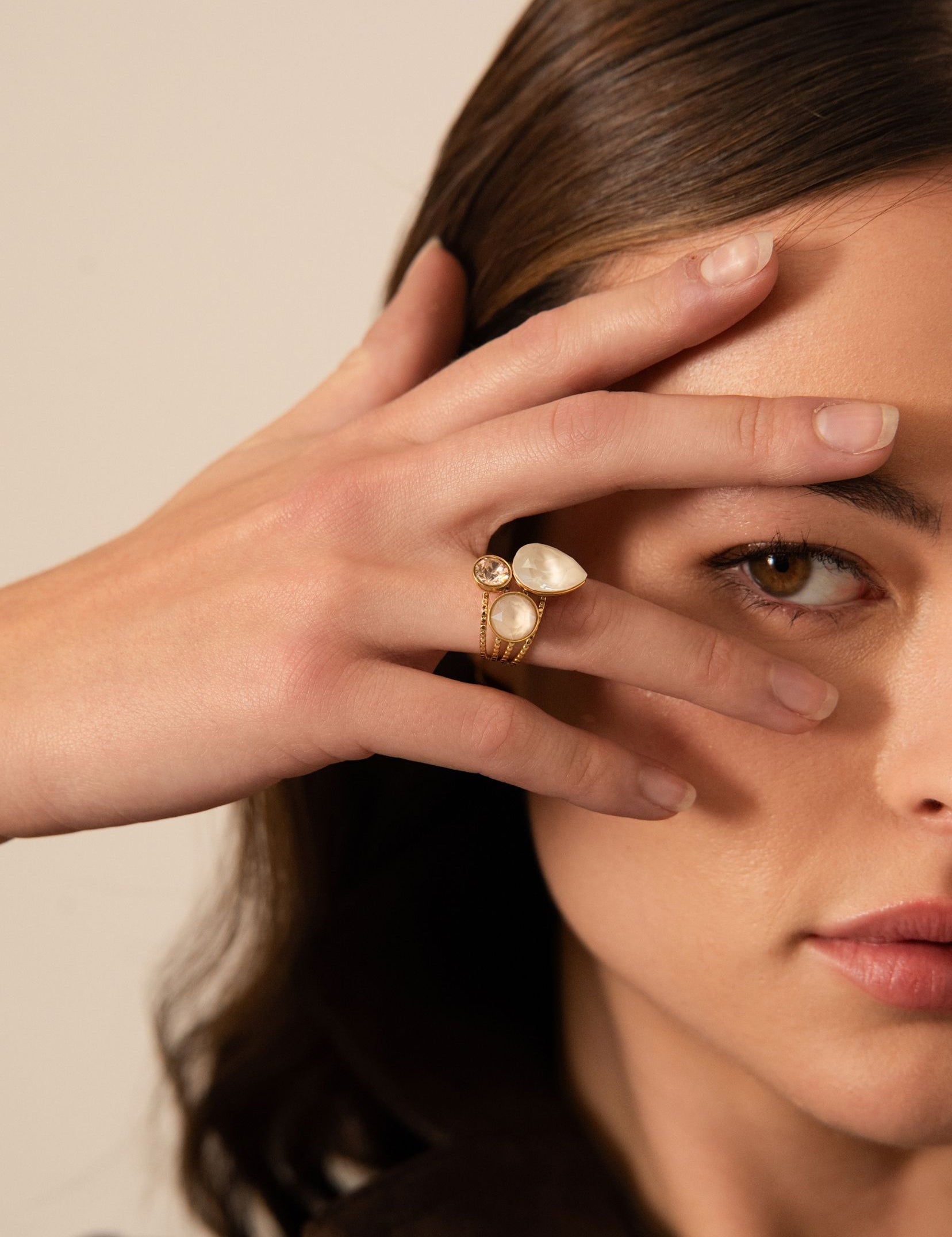 Bagues Bohm Paris - Trilogie Goutte Bague Épaisses Bohm Paris 