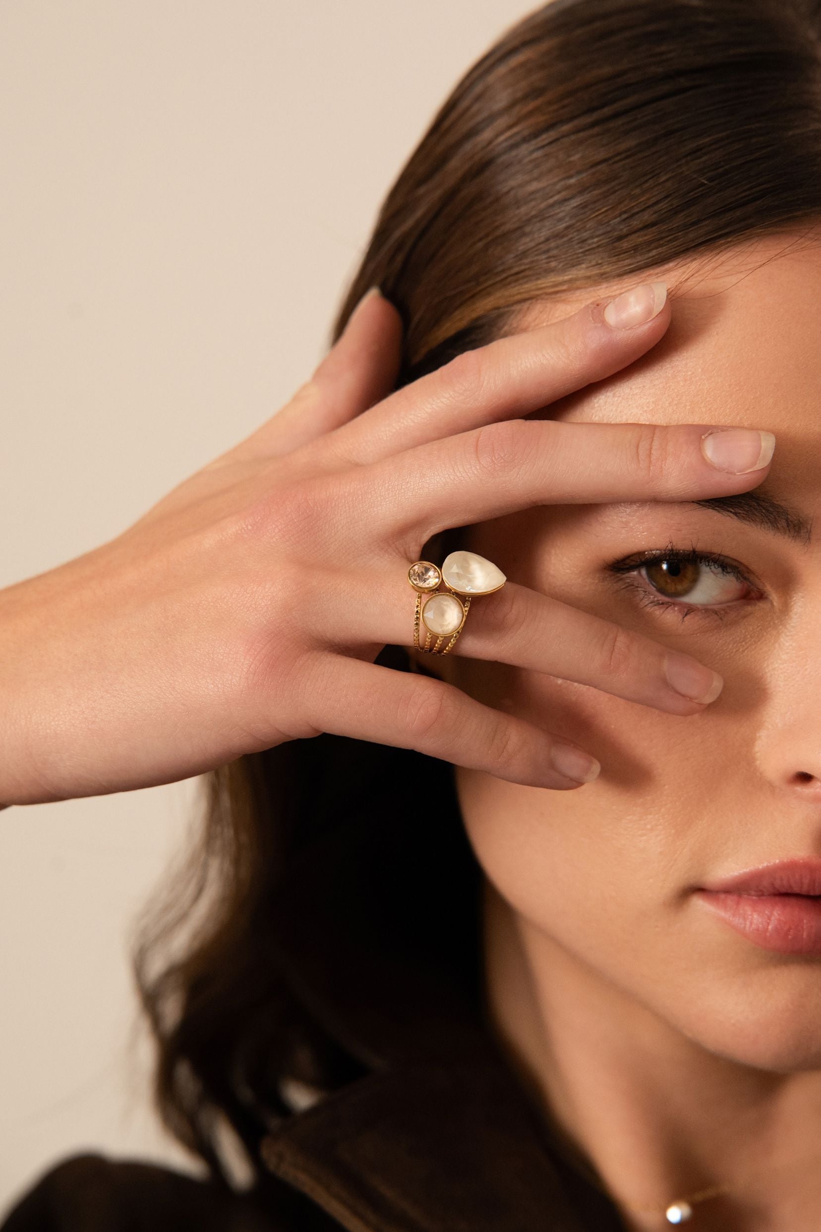 Bagues Bohm Paris - Trilogie Goutte Bague Épaisses Bohm Paris 