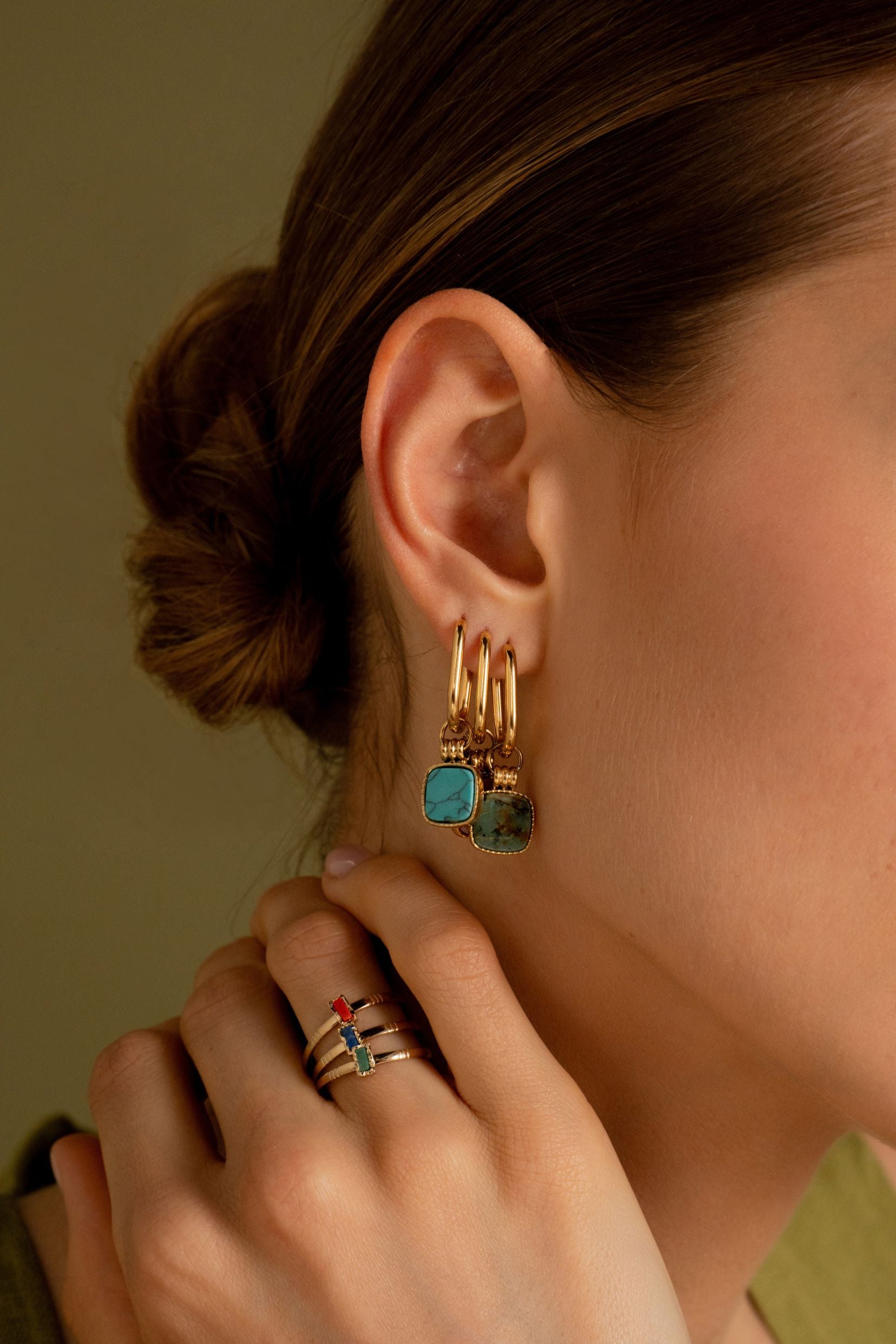 Boucle Bohm Paris - Chloefina Boucles d'oreilles type créoles Bohm Paris 