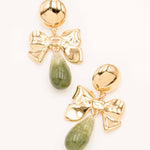 Boucles Bohm Paris - Aaliyah Boucles D'oreilles Bohm Paris Vert Acétate 