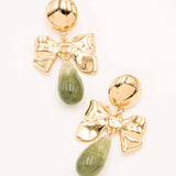 Boucles Bohm Paris - Aaliyah Boucles D'oreilles Bohm Paris Vert Acétate 