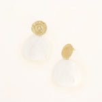 Boucles Bohm Paris - Adélaïde Boucles D'oreilles Bohm Paris Blanc acétate 