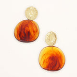 Boucles Bohm Paris - Adélaïde Boucles D'oreilles Bohm Paris Marron acétate 