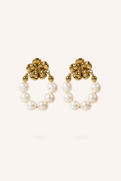 Boucles Bohm Paris - Aelyra Boucles d'oreilles à puces Bohm Paris Perle d'eau douce 