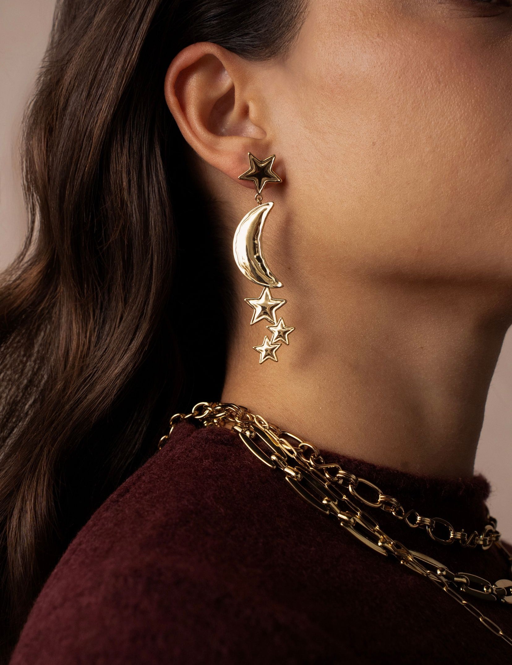 Boucles Bohm Paris - Aglia Boucles d'oreilles Pendantes Bohm Paris 