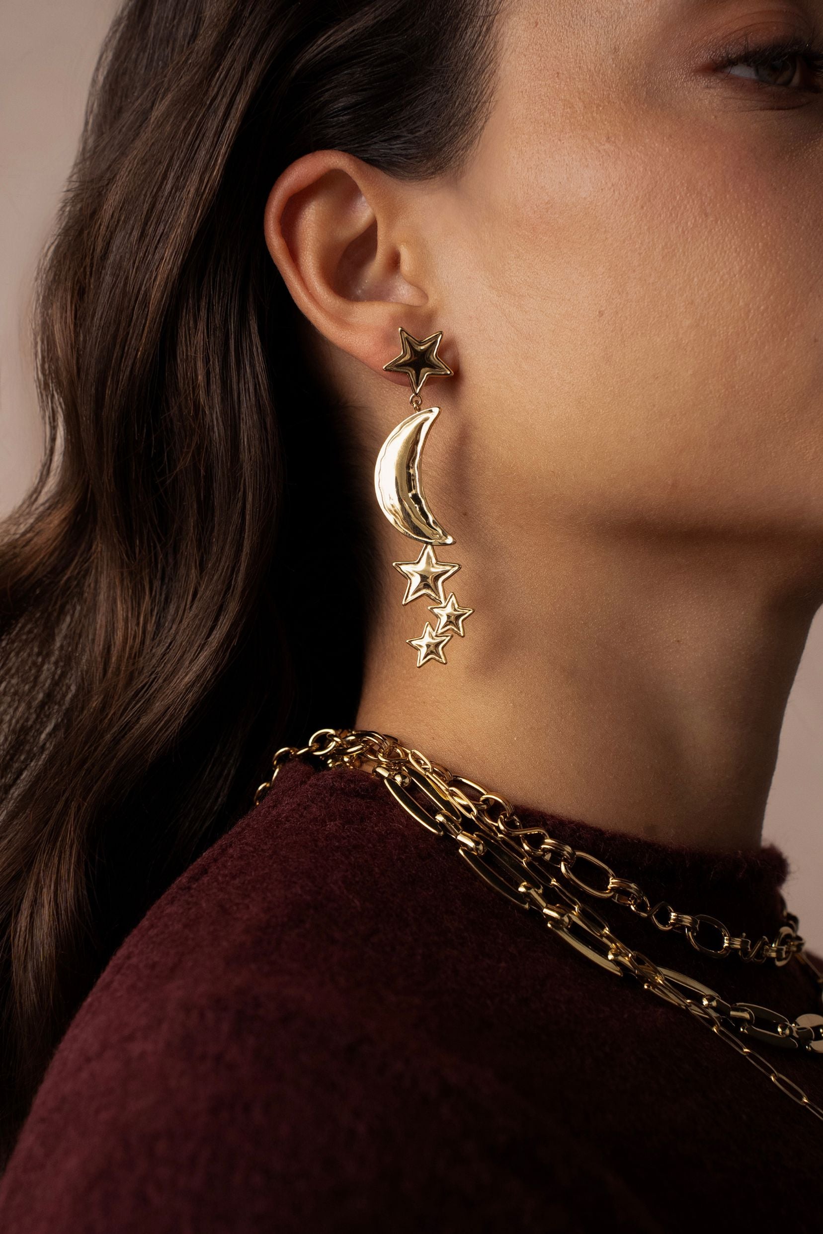 Boucles Bohm Paris - Aglia Boucles d'oreilles Pendantes Bohm Paris 