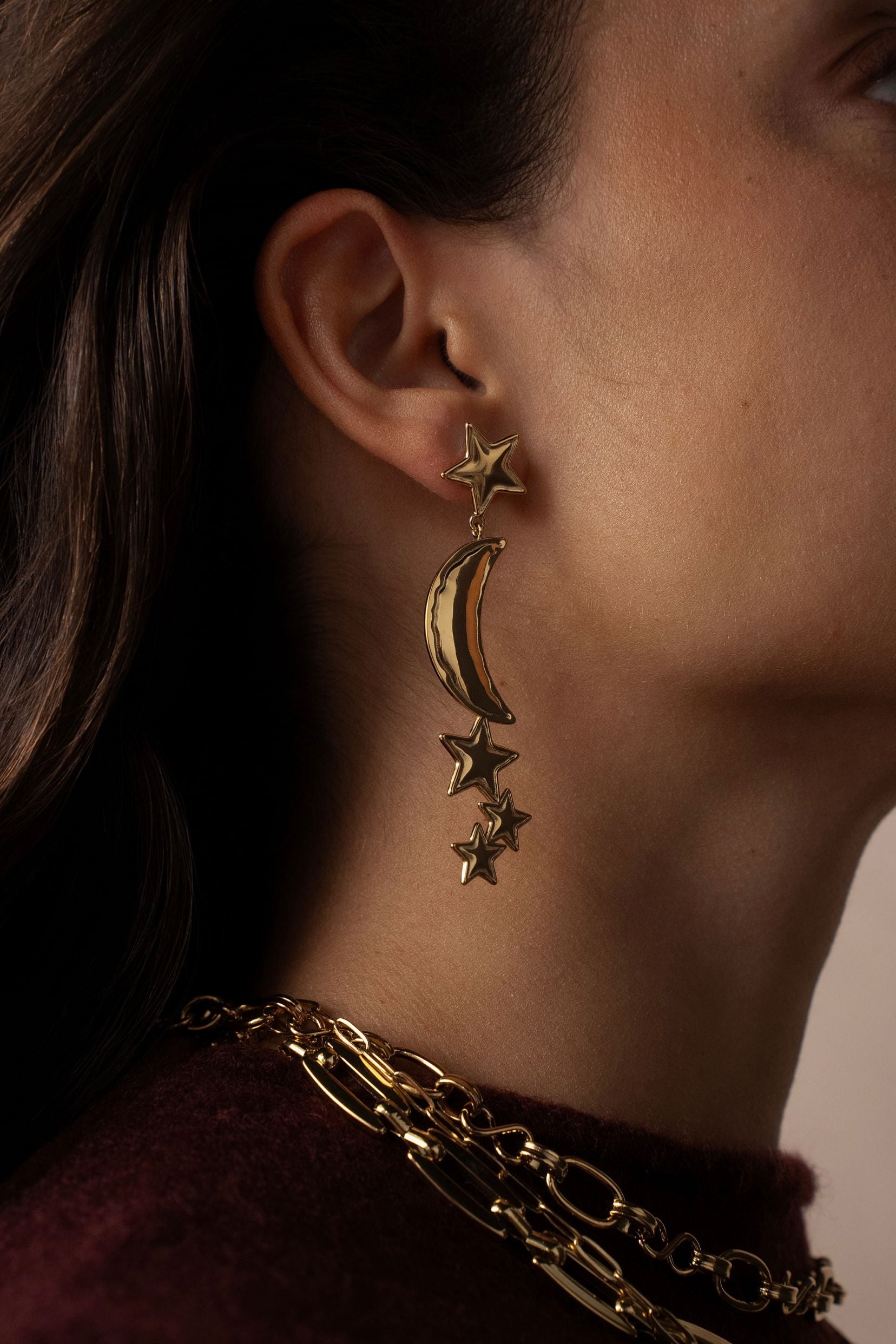 Boucles Bohm Paris - Aglia Boucles d'oreilles Pendantes Bohm Paris 