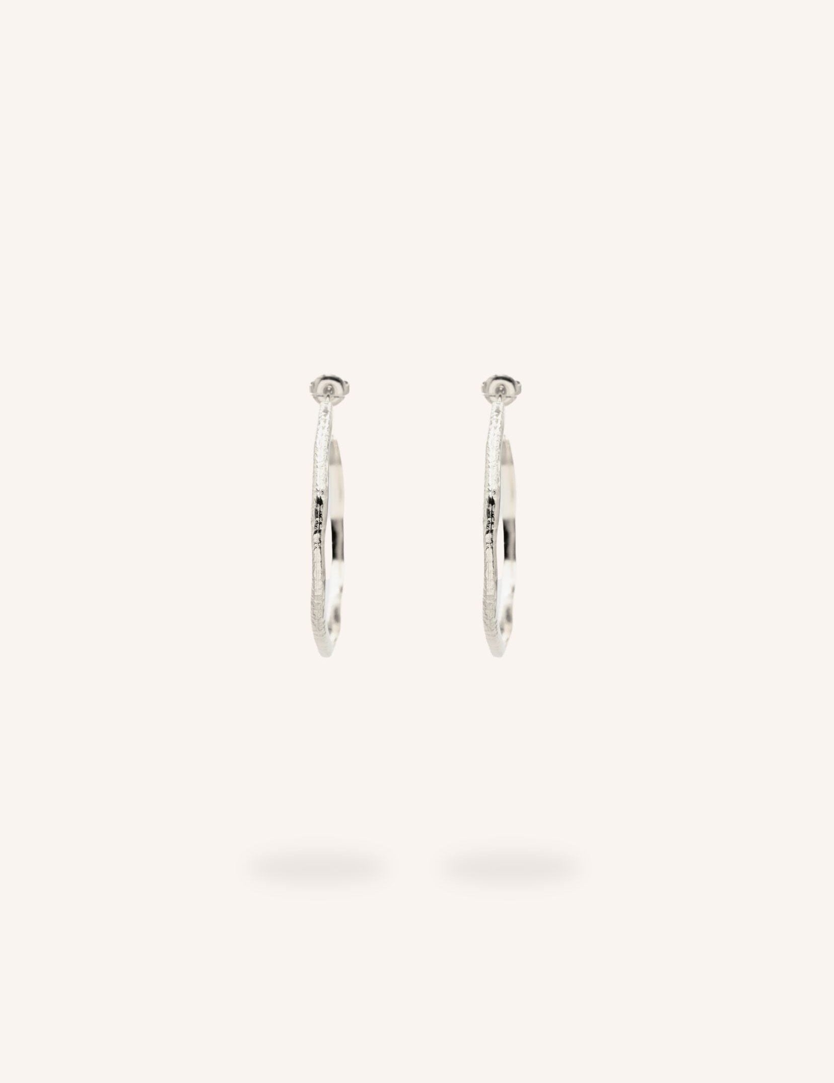 Boucles Bohm Paris - Albane Boucles d'oreilles type Créoles Bohm Paris Argenté 