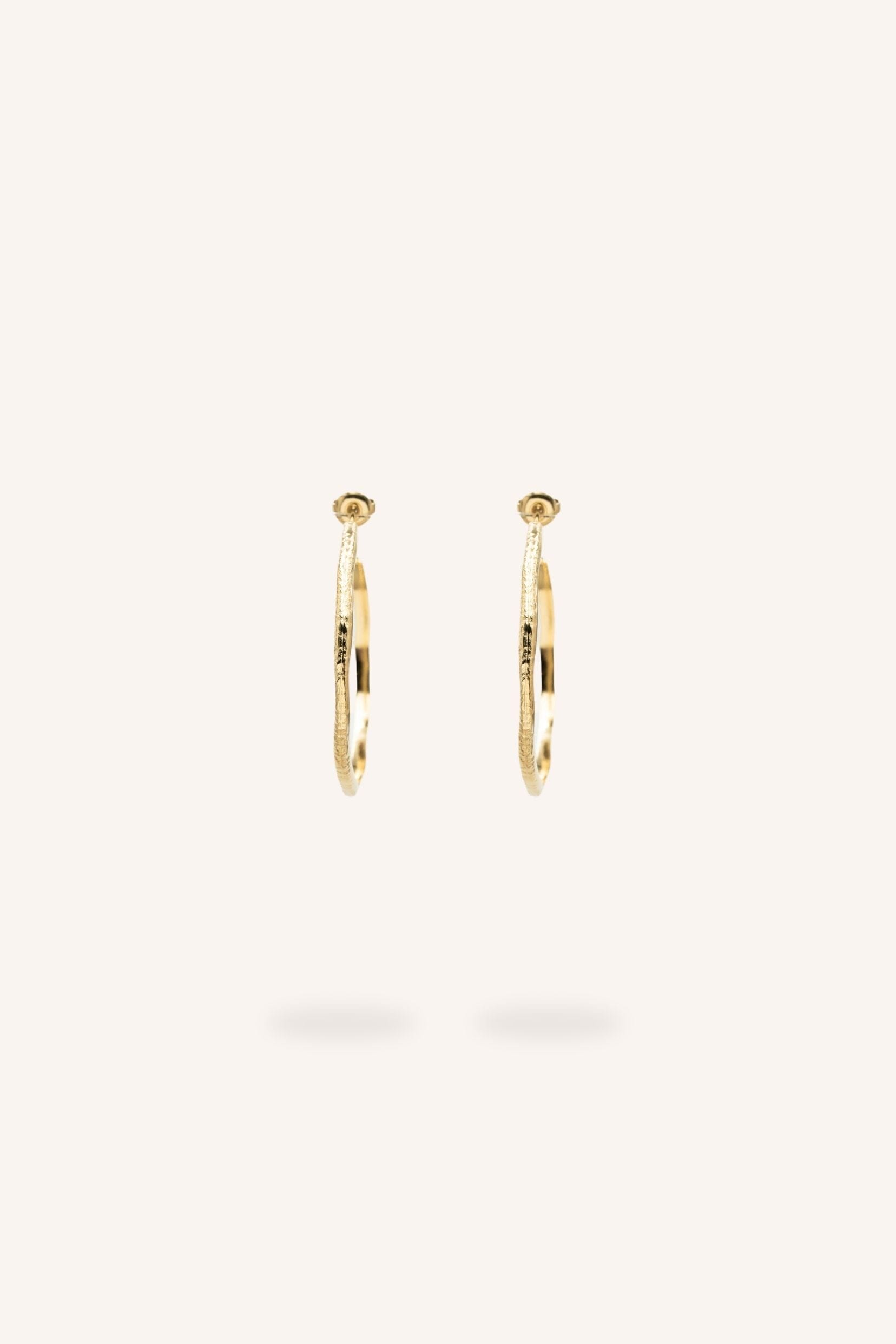 Boucles Bohm Paris - Albane Boucles d'oreilles type Créoles Bohm Paris Doré 