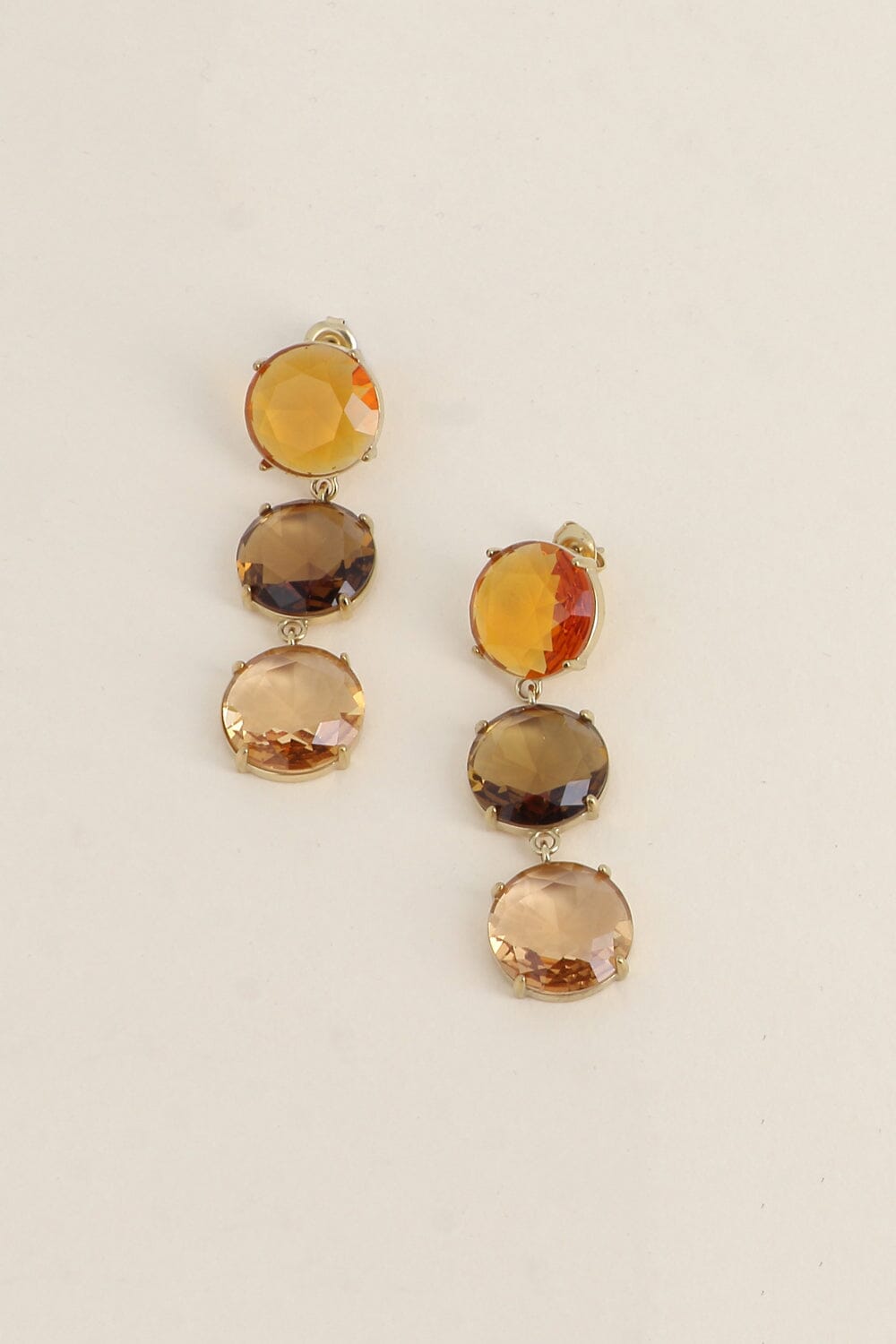 Boucles Bohm Paris - Aléana Boucles d'oreilles pendantes Bohm Paris Ambre 