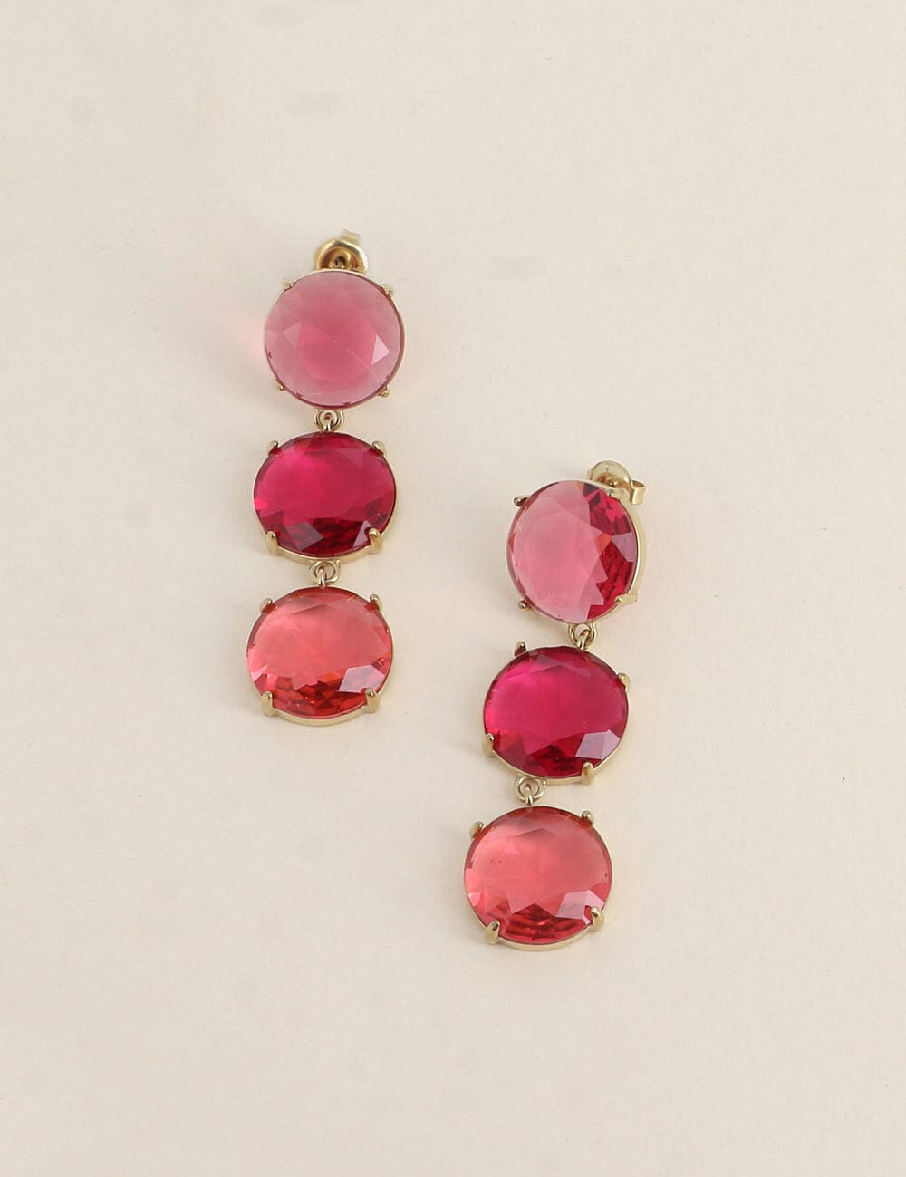 Boucles Bohm Paris - Aléana Boucles d'oreilles pendantes Bohm Paris Pink 