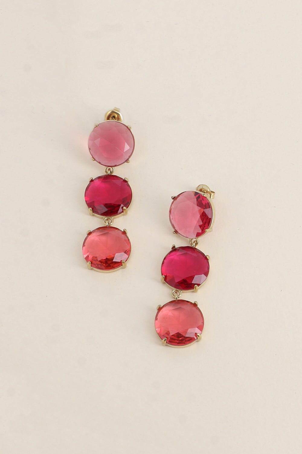 Boucles Bohm Paris - Aléana Boucles d'oreilles pendantes Bohm Paris Pink 