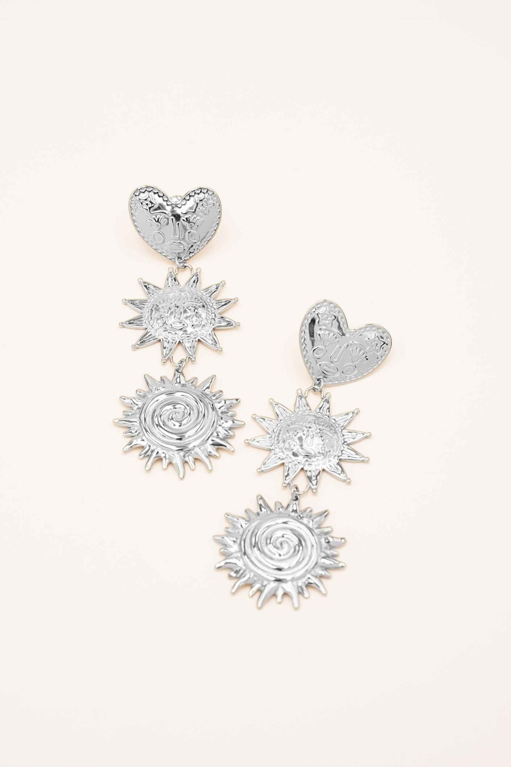 Boucles Bohm Paris - Alida Boucles d'oreilles Pendantes Bohm Paris Argenté 