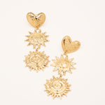 Boucles Bohm Paris - Alida Boucles d'oreilles Pendantes Bohm Paris Doré 