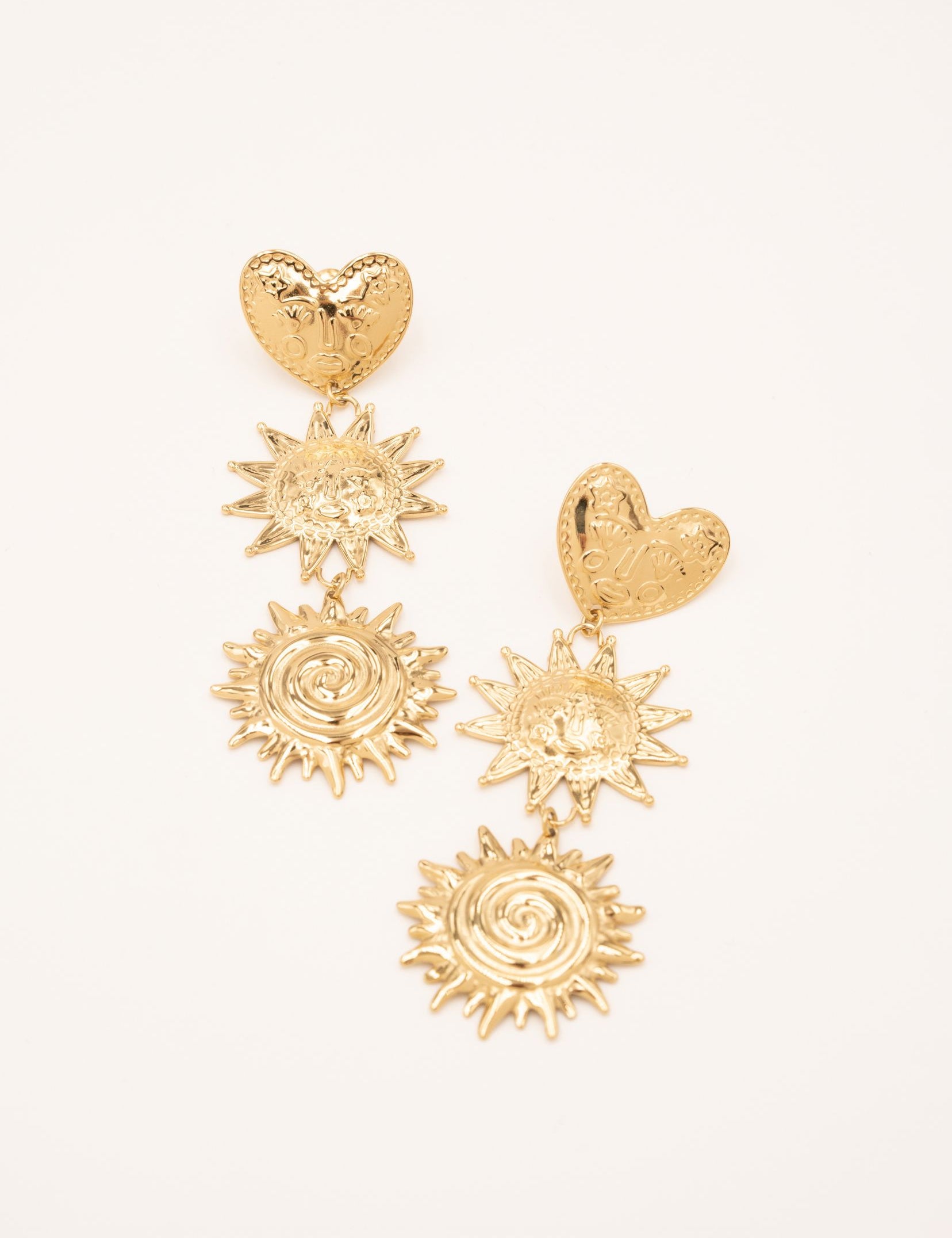Boucles Bohm Paris - Alida Boucles d'oreilles Pendantes Bohm Paris Doré 
