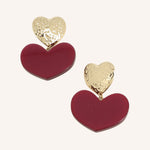Boucles Bohm Paris - Americano Boucles d'oreilles Pendantes Bohm Paris Rouge 