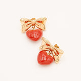 Boucles Bohm Paris - Ariadna Boucles D'oreilles Bohm Paris Rouge émail 