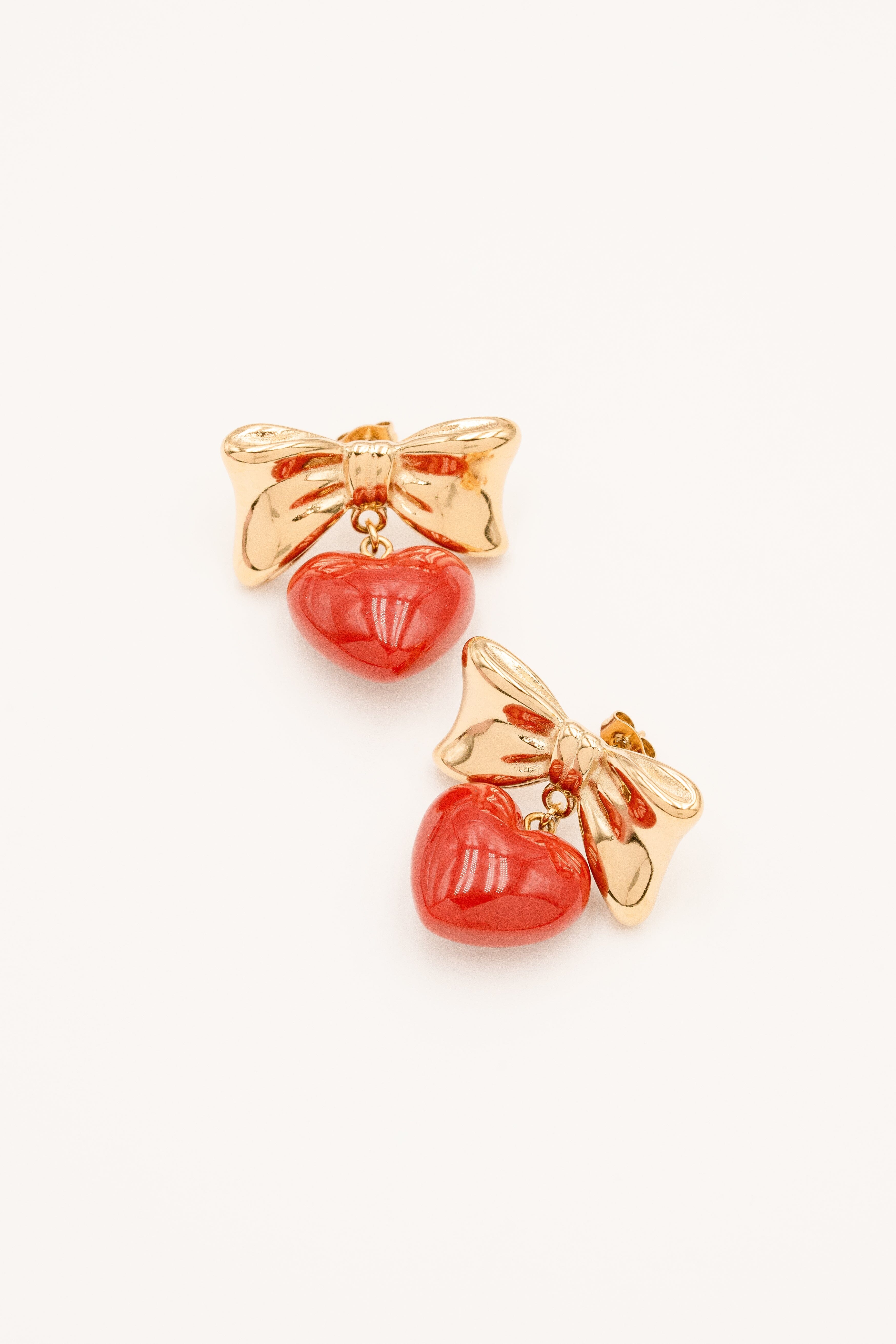 Boucles Bohm Paris - Ariadna Boucles D'oreilles Bohm Paris Rouge émail 