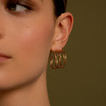 Boucles Bohm Paris - Aster Boucles d'oreilles type créoles Bohm Paris 
