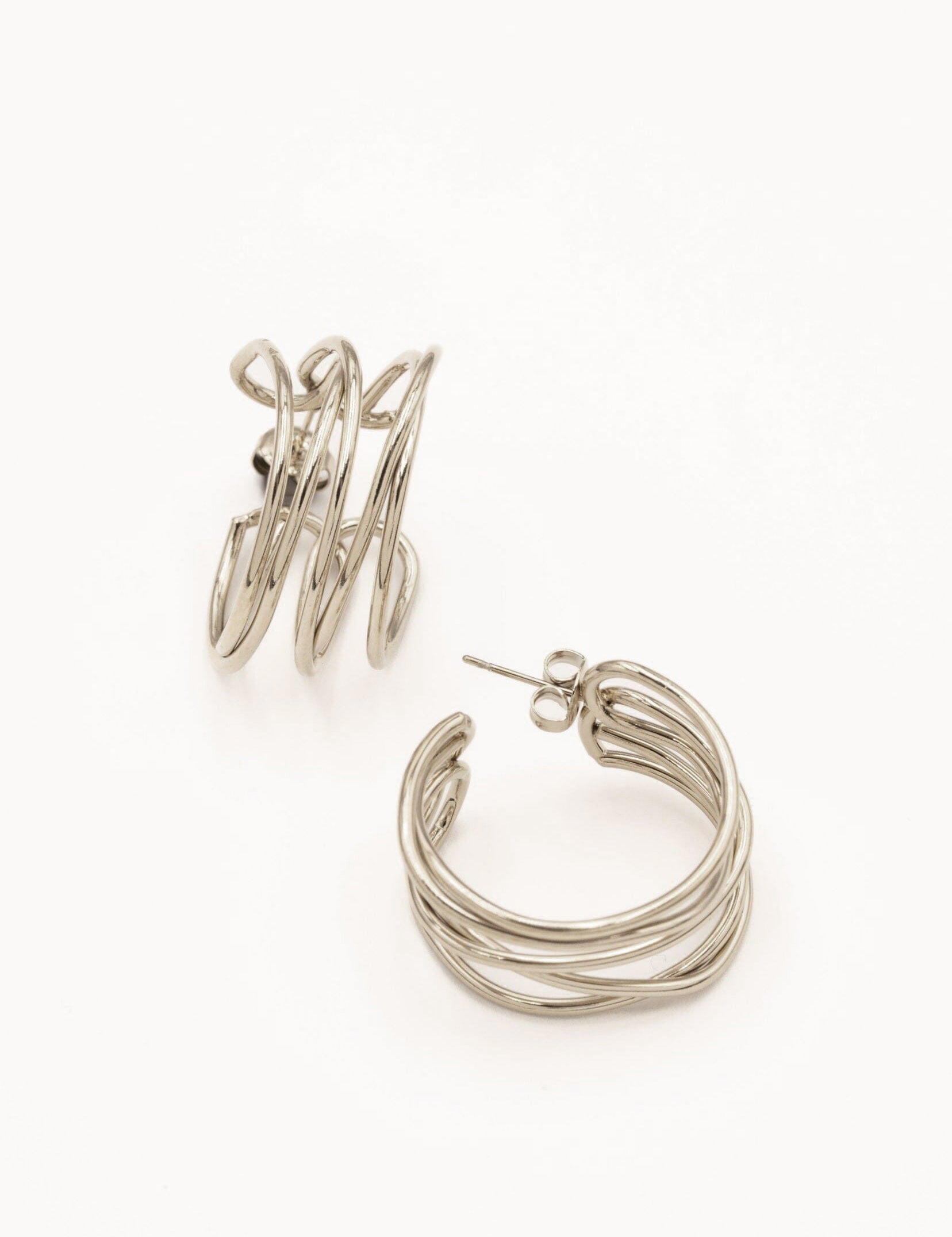 Boucles Bohm Paris - Aster Boucles d'oreilles type créoles Bohm Paris Argenté 