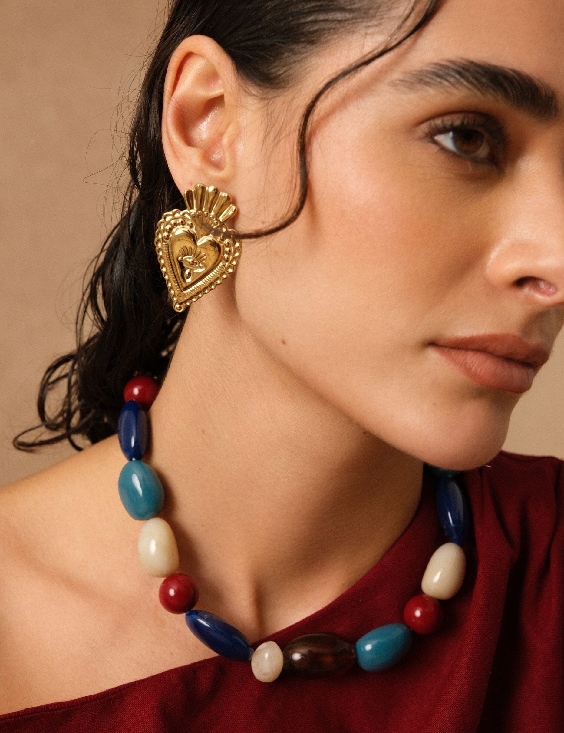 Boucles Bohm Paris - Astrélys Boucles d'oreilles à puces Bohm Paris 