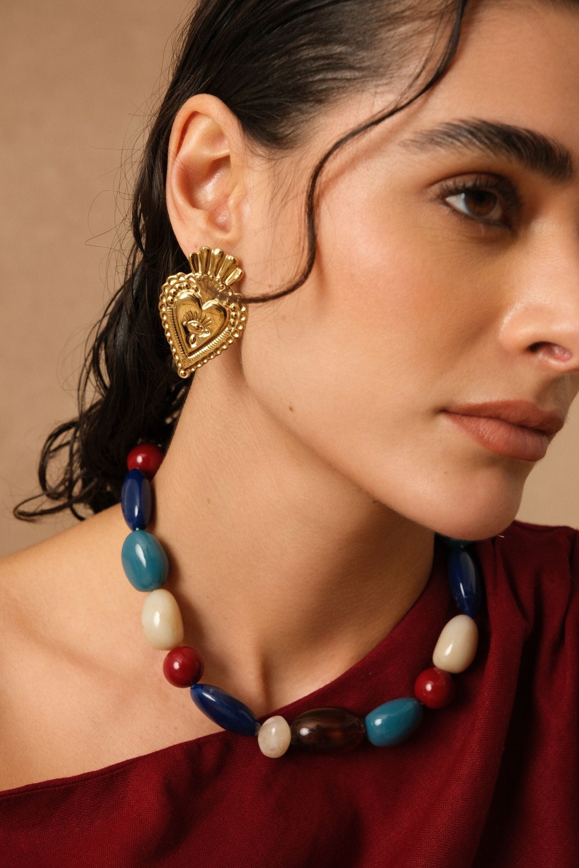 Boucles Bohm Paris - Astrélys Boucles d'oreilles à puces Bohm Paris 
