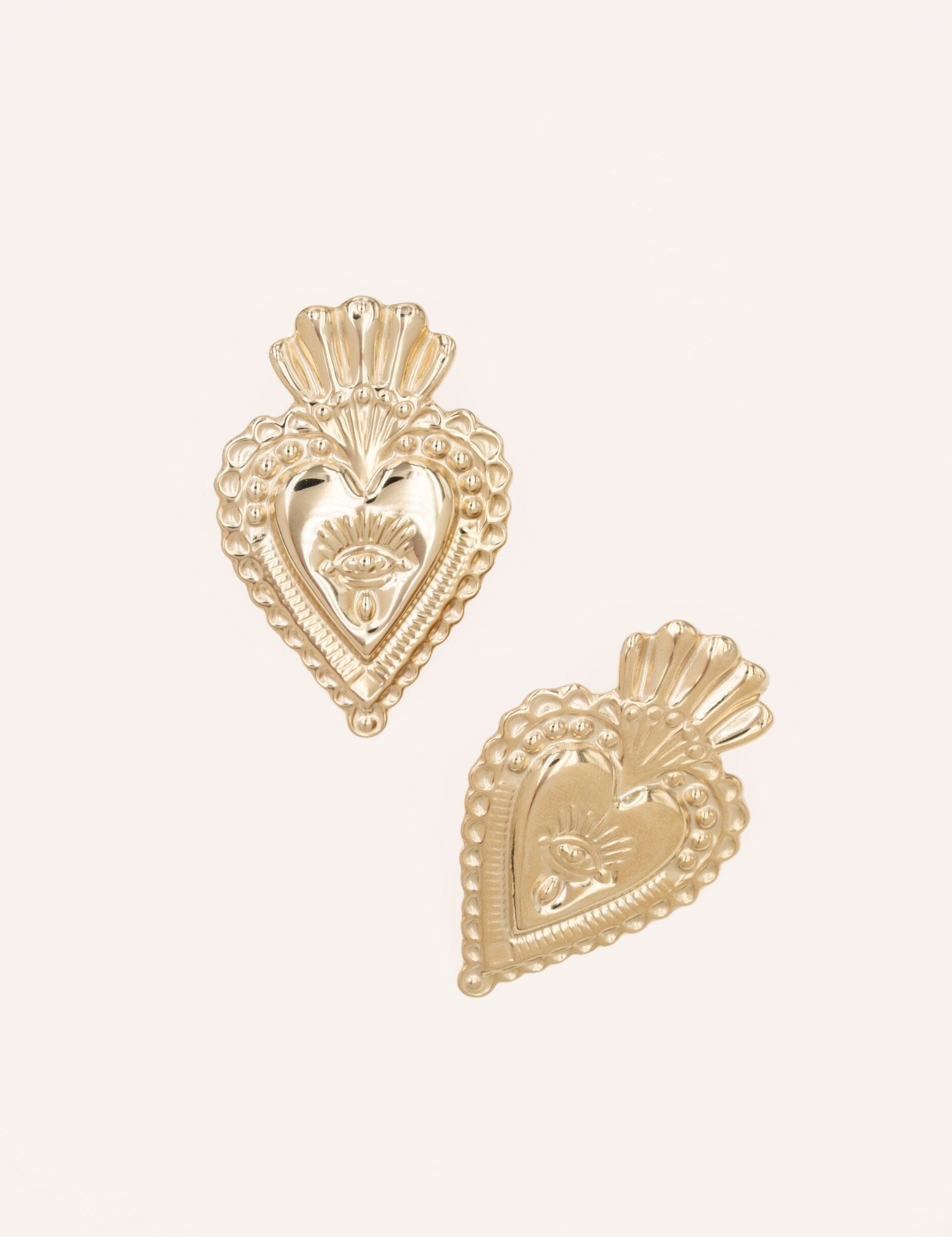 Boucles Bohm Paris - Astrélys Boucles d'oreilles à puces Bohm Paris Doré 